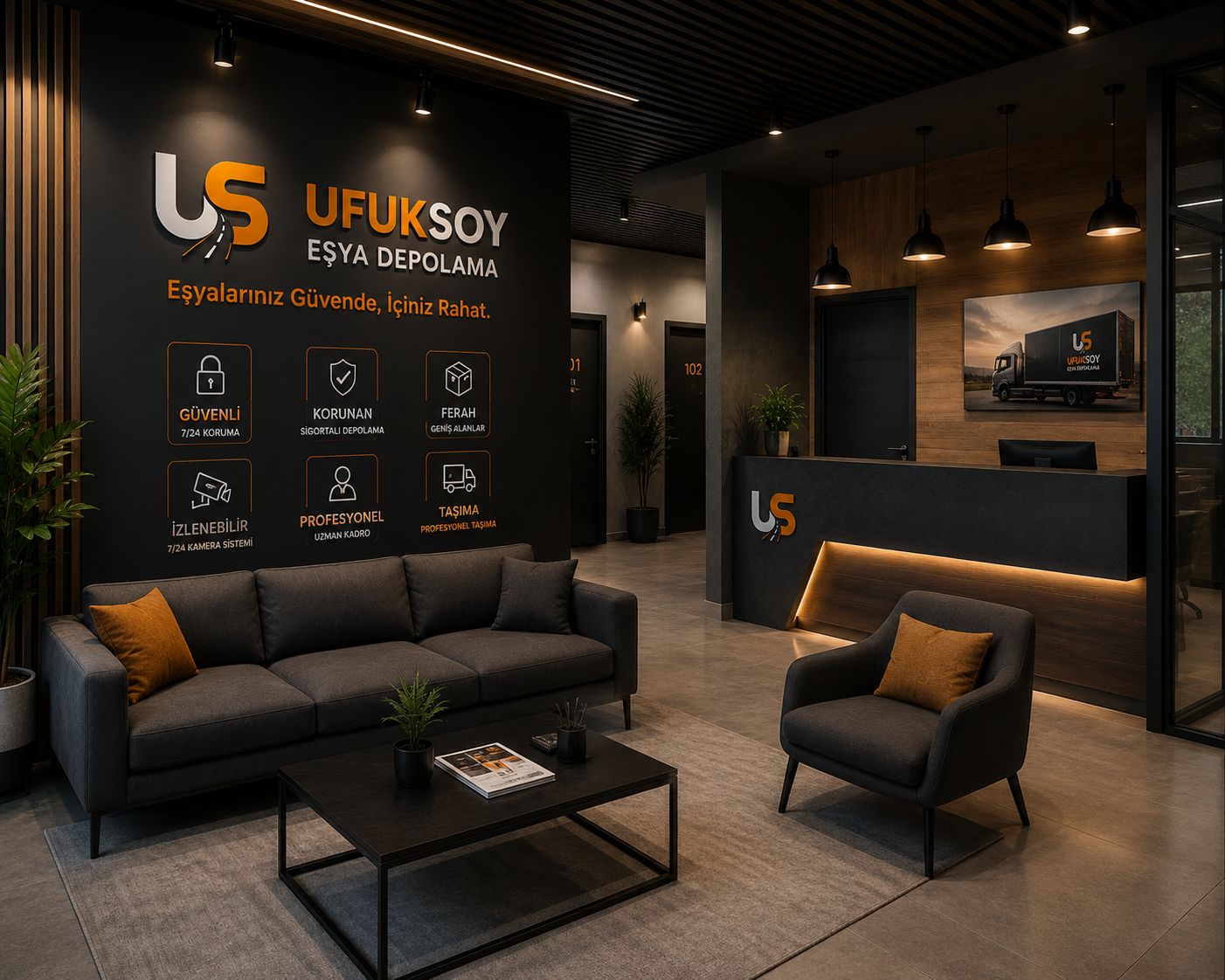 Ufuksoy Nakliyat depo alanı ve güvenli saklama